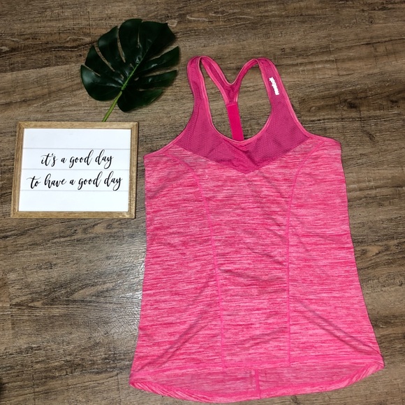 Sold ❗️Hot pink Reebok racerback tank size L - Picture 2 of 7